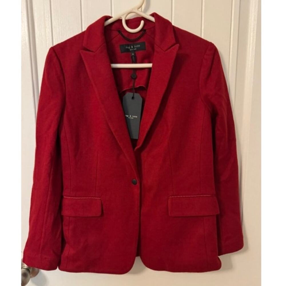 Rag & Bone Lexington 100% Wool Blazer 4